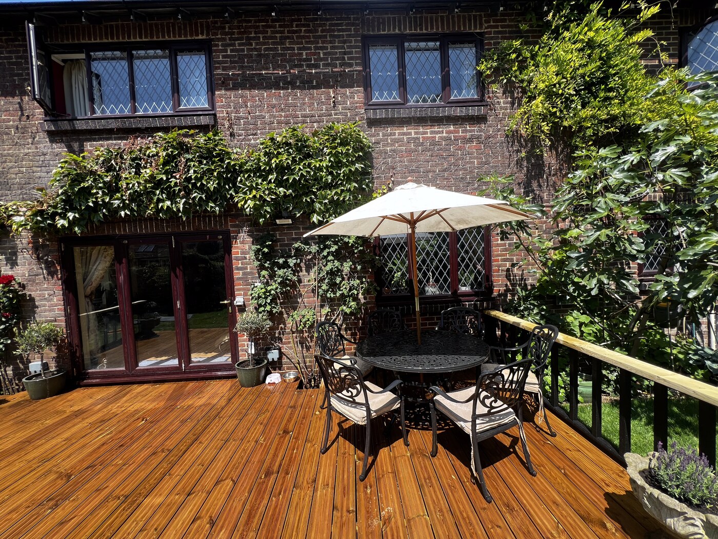Composite deck installation in Brighton